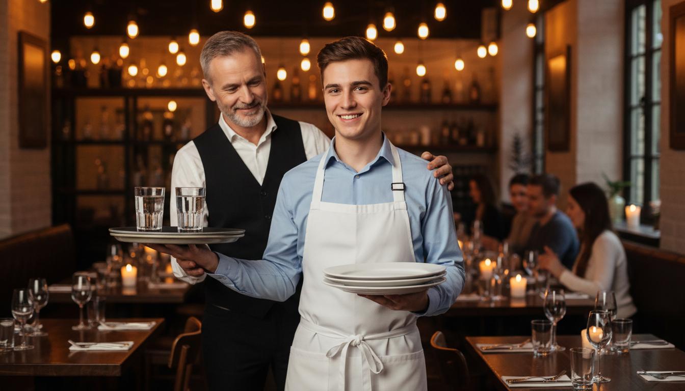 Få ufaglært tjenerjob på restaurant – praktiske tips